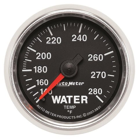 AutoMeter Gauge Water Temp 2-1/16in. 140-280 Deg. F Mechanical Gs - 3831