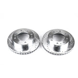 Power Stop 02-04 Chevrolet Avalanche 2500 Front Evolution Drilled & Slotted Rotors - Pair - AR8655XPR