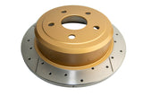 DBA 07-16 Jeep JK Wrangler & Rubicon w/HD Brakes Street Series Rear Cross Drilled & Slotted Rotor - DBA2537X