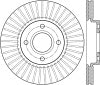 Stoptech 14-16 Ford Fiesta Front Cryo Rotor - 120.61110CRY