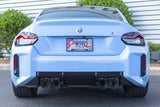 Dinan 23-26 BMW M2 (G87) Valved Axleback Exhaust System - Black Tips - D660-0100-BLK