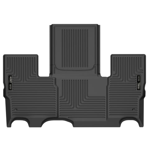 Husky Liners 2022 Jeep Grand Wagoneer WeatherBeater 2nd Seat Black Floor Liners - 14181