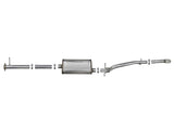 aFe MACH Force-Xp Hi-Tuck 3in. 409 SS C/B Exhaust 15-18 GM Colorado L4-2.5L/V6-3.6L - Polished Tip - 49-44099-P