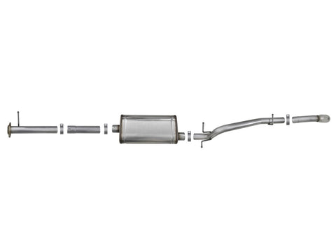 aFe MACH Force-Xp Hi-Tuck 3in. 409 SS C/B Exhaust 15-18 GM Colorado L4-2.5L/V6-3.6L - Polished Tip - 49-44099-P