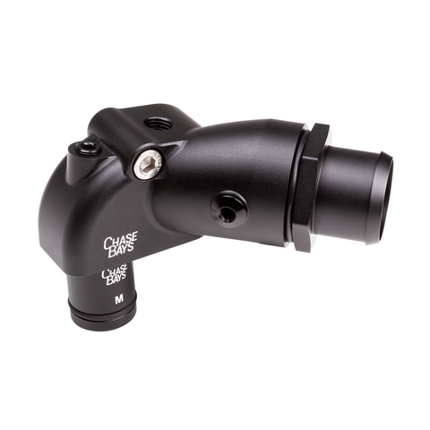 Chase Bays Toyota 1JZ-GTE 1.5in Push On Hose Compact Upper Water Neck (w/Bypass Tube) - CB-JZ-UWN15S