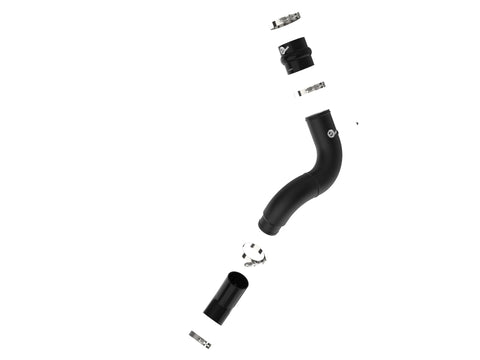 aFe 19-23 RAM Diesel L6-6.7L BladeRunner 3.5 IN Aluminum Cold Charge Pipe - Black - 46-20619-B