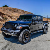 Westin 20-22 Jeep Gladiator PRO TRAXX 4 Oval Nerf Step Bars - Black - 21-24165