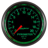 Autometer GS 0-2000 degree F Full Sweep Electronic Pyrometer Gauge - 3845