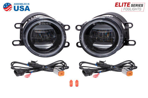 Diode Dynamics Elite Series Type B Fog Lamps - Yellow (Pair) - DD5137P