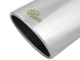 aFe Universal Bolt On Exhaust Tip Polished 5in Inlet x 6in Outlet x 12in Long - 49T50604-P12