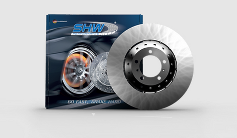 SHW 05-06 Porsche Cayenne S 4.8L Left Front Smooth Lightweight Brake Rotor (958615301) - PFL47517