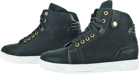 Speed and Strength Mad Dash Leather Shoes Black/White Womens - 6 - 880470