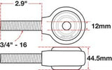 SPC Performance xAxis Rod End Ball Joint - 15792