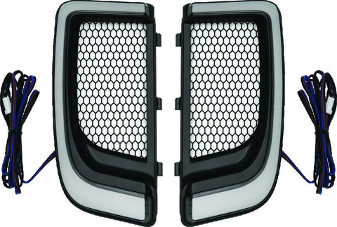 Kuryakyn Tracer Lower Fairing Grill Black - 5064