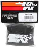 K&N Snowcharger Air FIlter Wrap Round Tapered Black - 3.75in Base ID x 3in Top ID x 5in H - SN-2520PK
