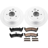 Power Stop 95-01 Ford Explorer Rear Z17 Evolution Geomet Coated Brake Kit - CRK1858