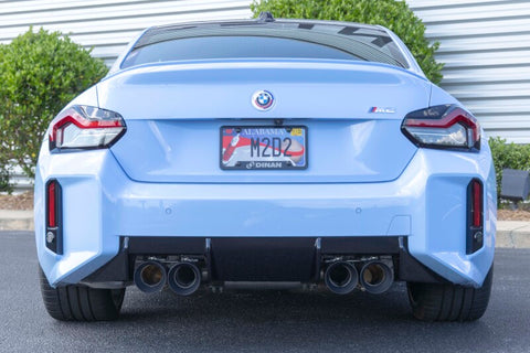 Dinan 23-26 BMW M2 (G87) Valved Axleback Exhaust System - Black Tips - D660-0100-BLK