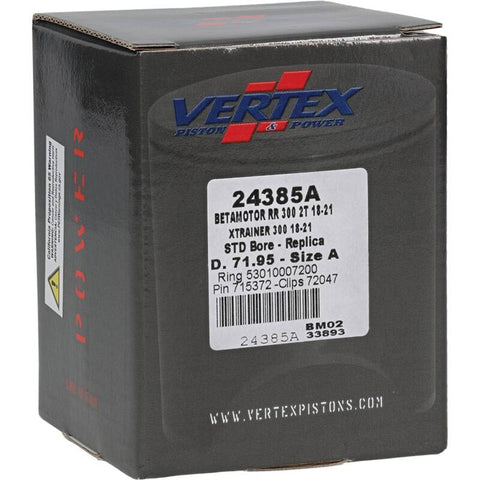 Vertex Piston 18-21 Beta RR 2T 300 300cc Cast Replica Piston Kit - 24385A