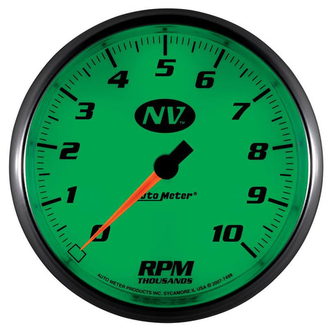 AutoMeter Gauge Tachometer 5in. 10K RPM In-Dash NV - 7498