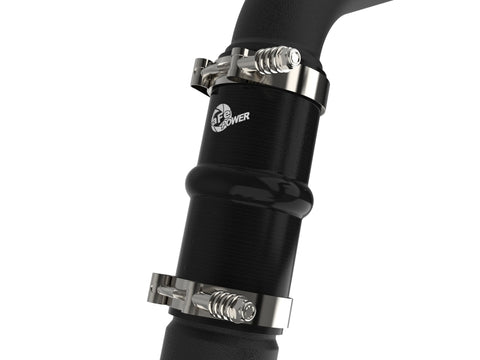 aFe RAM 1500 20-22 V6-3.0L (td) BladeRunner 2-1/2in & 3in Aluminum Hot Charge Pipe Black - 46-20598-B
