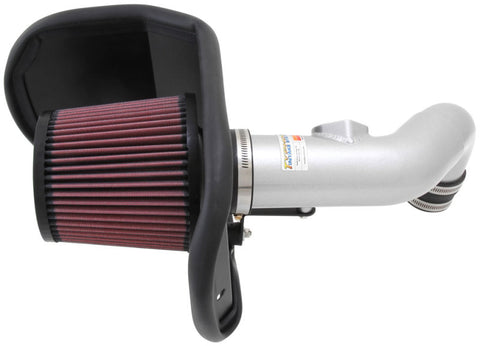 K&N 12 Chevy Sonic 1.4L Silver Typhoon Performance Intake - 69-4524TS