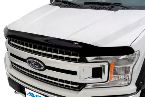 AVS 07-13 Chevy Avalanche High Profile Bugflector II Hood Shield - Smoke - 25303