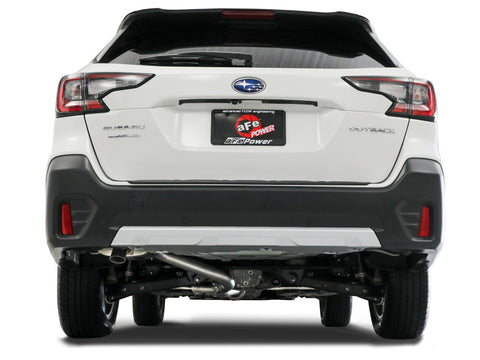 aFe POWER Takeda 20-23 Subaru Outback H4-2.5L 2-1/2in 304 Stainless Steel Cat-Back Exhaust System - 49-36808
