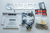 Kooks 12+ Jeep Grand Cherokee 6.4L 1-7/8in x 3in SS Longtube Headers w/Green Catted Connection Pipes - 3410H431