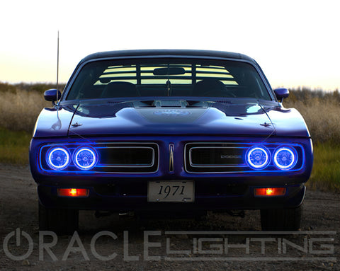 Oracle Pre-Installed Lights 5.75 IN. Sealed Beam - Blue Halo - 6904-002