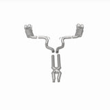 MagnaFlow SYS Cat-Back 2018 Ford Mustang GT 5.0L Competition Dual Exit Polished 4in Tips - 19368