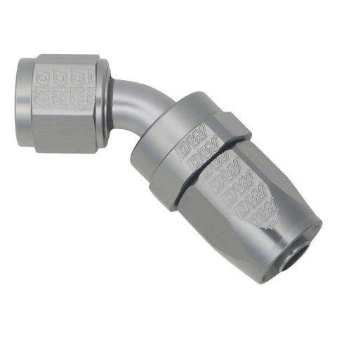 DeatschWerks 8AN Female Swivel 45-Degree Hose End CPE - 6-02-0806