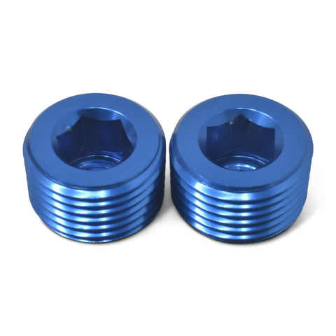 Russell Performance 1/4in Allen Socket Pipe Plug (Blue) - 662040