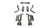 Corsa 15-16 Dodge Challenger Xtreme Cat-Back Dual Rear Exit with Twin 3.5in Polished Pro-Series Tips - 14985