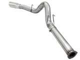 aFe MACHForce XP Exhaust 5in DPF-Back SS Exh 2015 Ford Turbo Diesel V8 6.7L Polished Tip - 49-43064-P