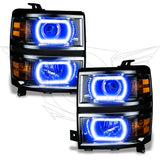 Oracle Chevy Silverado 14-15 Halo Kit Projector Style - ColorSHIFT w/ 2.0 Controller - 2386-333