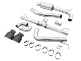 AWE 2022 VW GTI MK8  Track Edition Exhaust - Diamond Black Tips - 3020-33658