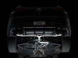 AWE Tuning MK8 Volkswagen Golf R 3in Track Edition Quad Exhaust - Diamond Black Tips - 3020-43658