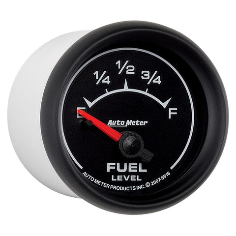 AutoMeter Gauge Fuel Level 2-1/16in. 240 Ohm(e) to 33 Ohm(f) Elec Es - 5916
