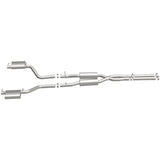 MagnaFlow Cat-Back SS 2.5in Dual Split Rear Exit (OEM Tips) 15-16 Dodge/Chrysler Charger/300 5.7L V8 - 19226