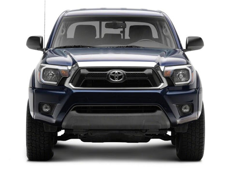 Raxiom 12-15 Toyota Tacoma Axial Series Headlights/Seq LED Bar- Black- Clear Lens - TT21848