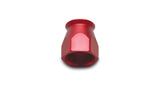 Vibrant -6AN Hose End Socket for PTFE Hose Ends - Red - 28956R