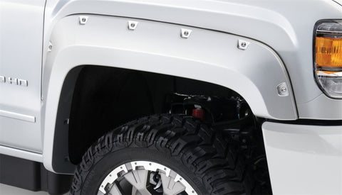Bushwacker 15-18 GMC Sierra 2500 HD Pocket Style Flares 4pc 78.8/97.6in Bed - Black - 40967-02