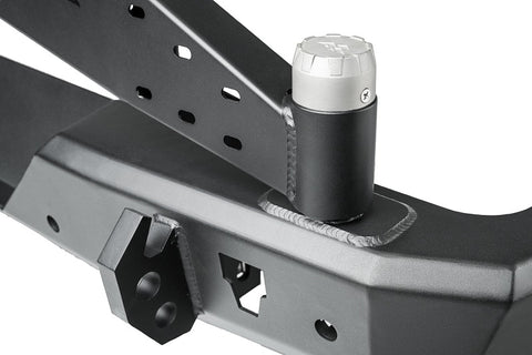 Rugged Ridge 18-22 Jeep Wrangler (JL) Rubicon/Spt 2dr HD Rear Bumper w/Swing Out Tire Carrier - Blk - 11540.39