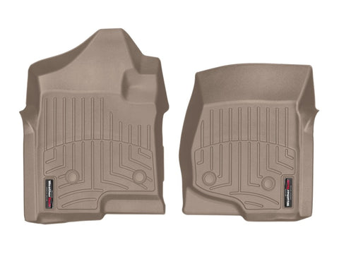 WeatherTech 08-14 Chevrolet Silverado 2500/3500 Crew/Extended Cab Front FloorLiner - Tan - 4513061
