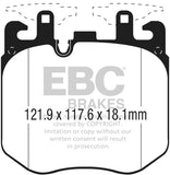 EBC 2019+ BMW X7 Bluestuff Front Brake Pads - DP52304NDX