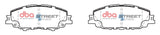DBA 19-22 Toyota Corolla Hatchback Front Street Series Brake Pads - DB15043SS