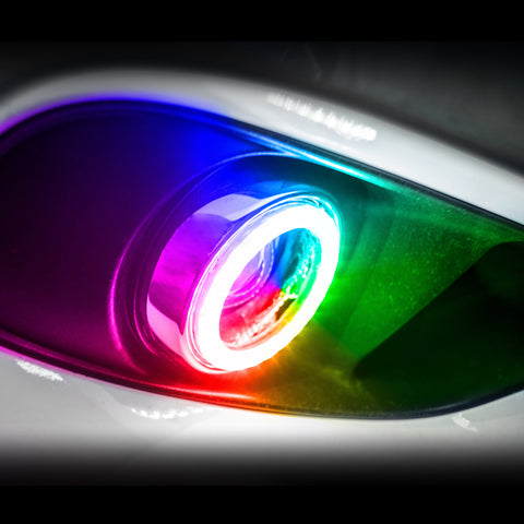Oracle Chevy Silverado 14-15 LED Waterproof Fog Halo Kit - ColorSHIFT - 1248-333