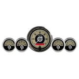 AutoMeter Gauge Kit 5 Pc. 3-3/8in. & 2-1/16in. Elec. Speedometer Cruiser Ad - 1100