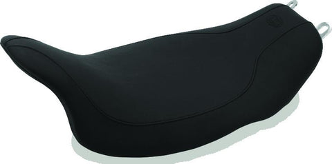 Mustang 08-21 Harley Electra Glide,Rd Glide,Rd King,Str Glide Runaround Solo Seat - Black - 76869