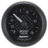 Autometer GT Series 52mm Mechanical 30 In Hg/30 psi Vacuum/Boost Gauge - 8003